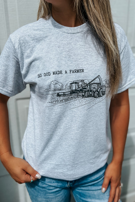 God Made A Farmer Graphic Tee/Sweatshirt