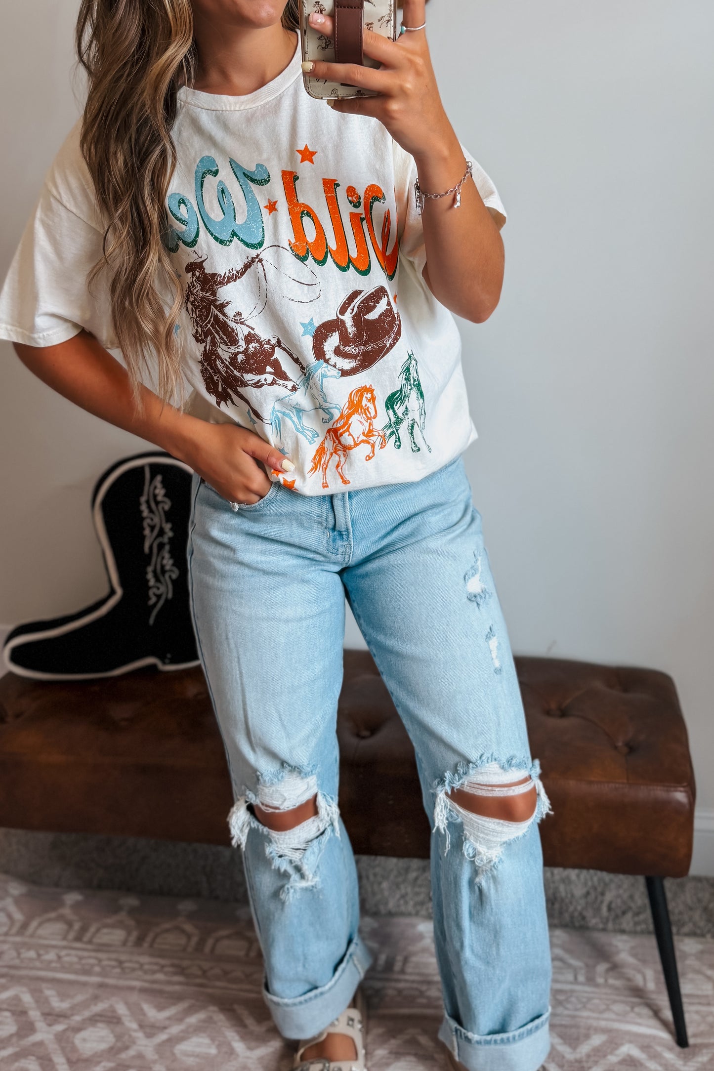 Riley Distressed Jean