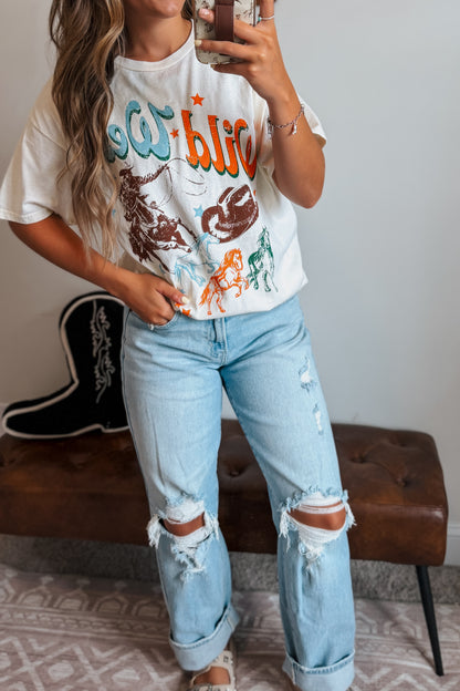 Riley Distressed Jean