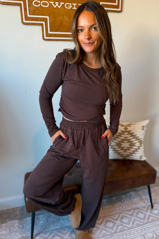 Travel Day Lounge Set | Brown