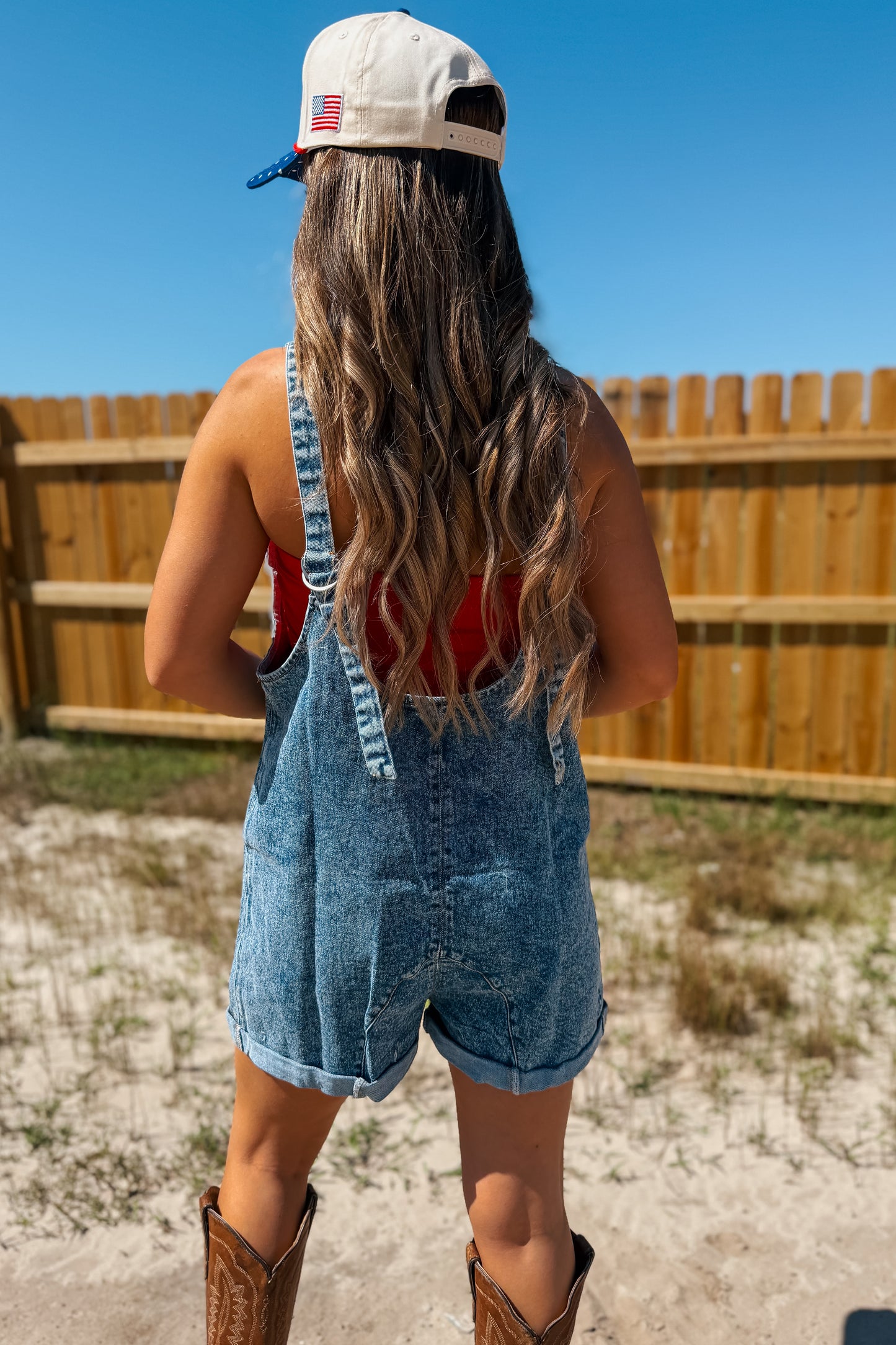 Canyon Girl Denim Romper