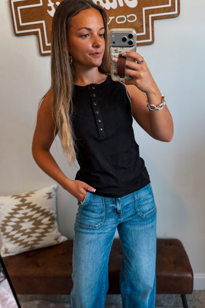 Yoakum Tank | Black
