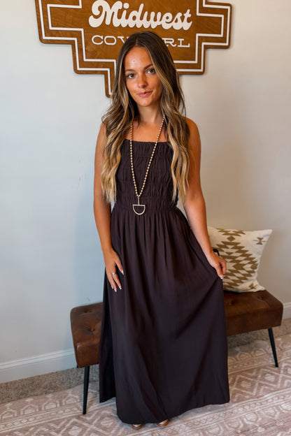 Adley Smocked Maxi Dress