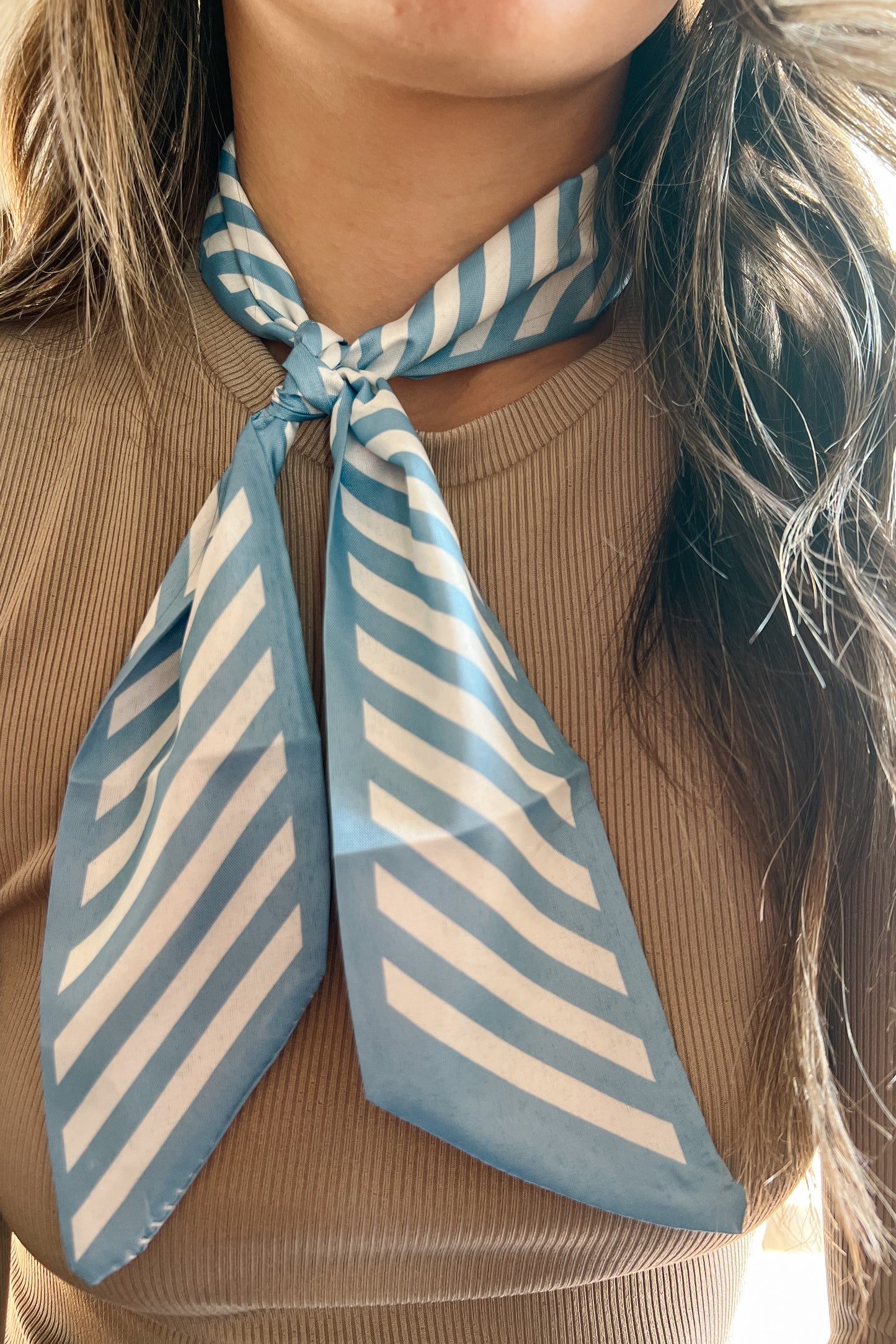Stripe Twilly | Blue