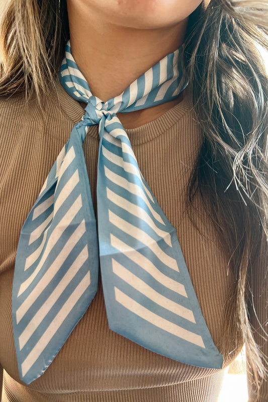 Stripe Twilly | Blue