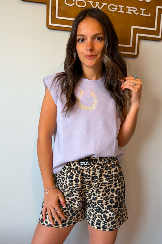 Lavender Luck Tank Top