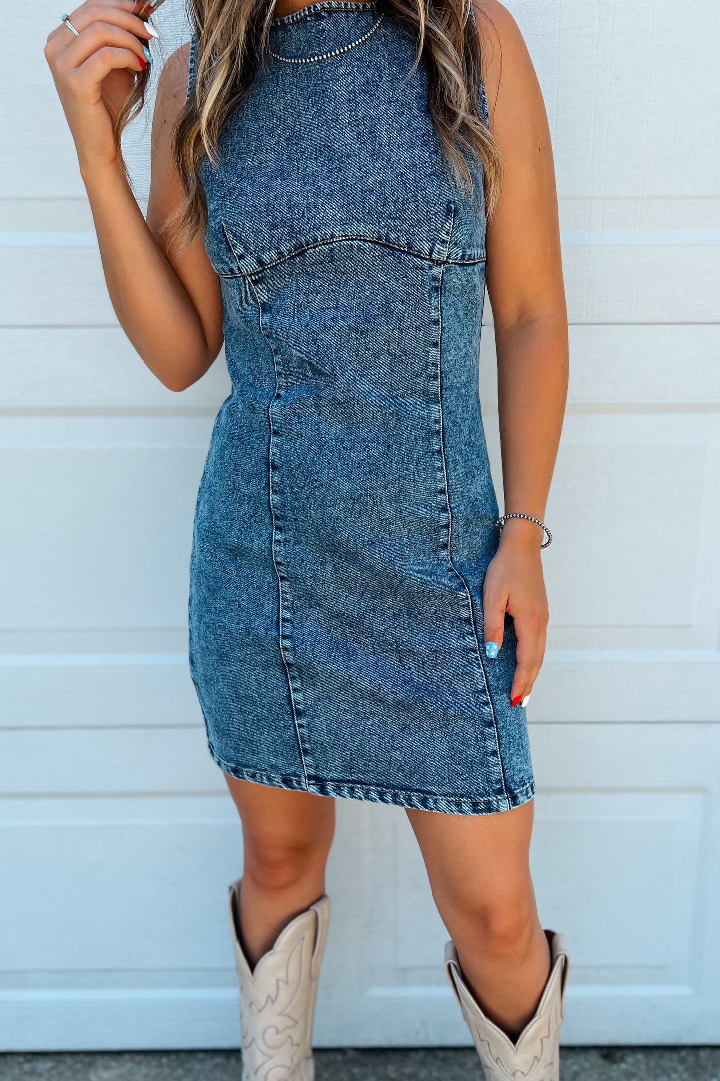 The Averie Denim Dress