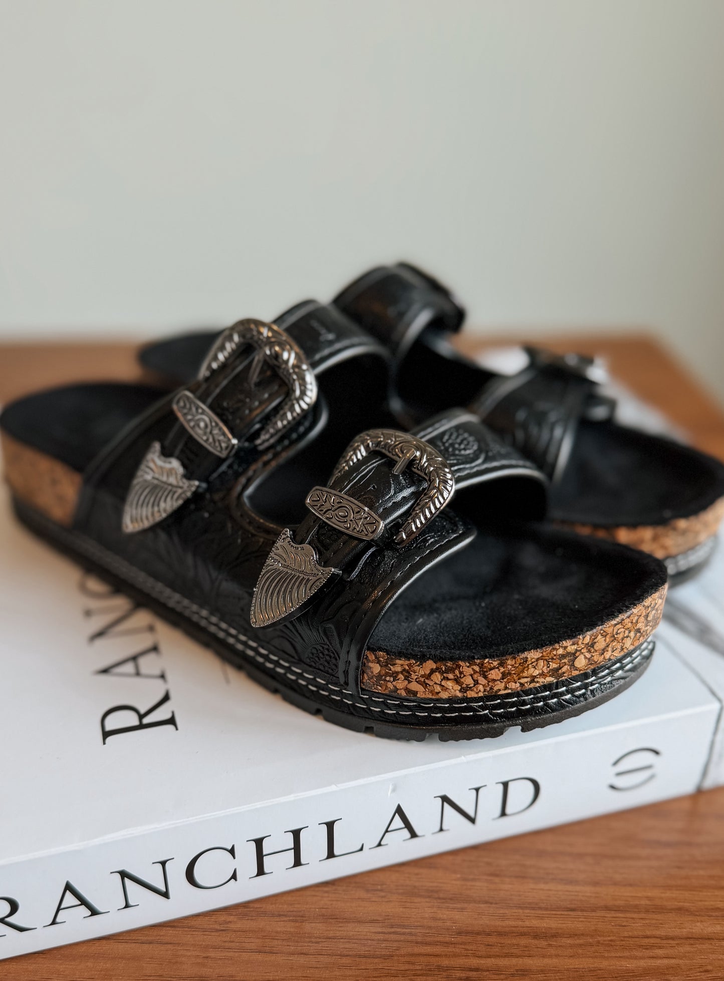 Western Morgan Sandal | Black