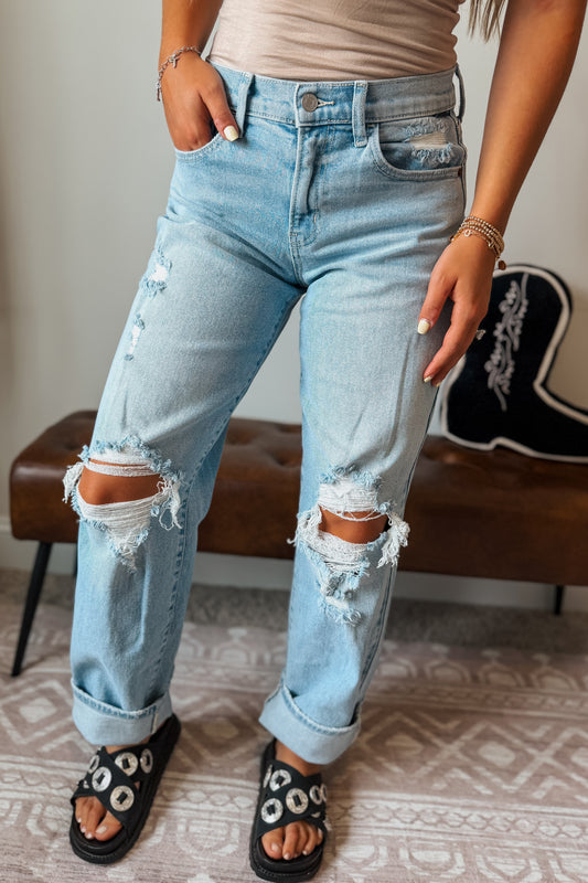 Riley Distressed Jean
