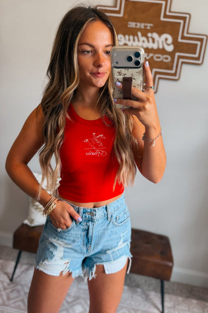 Rodeo Cowgirl Tank Top