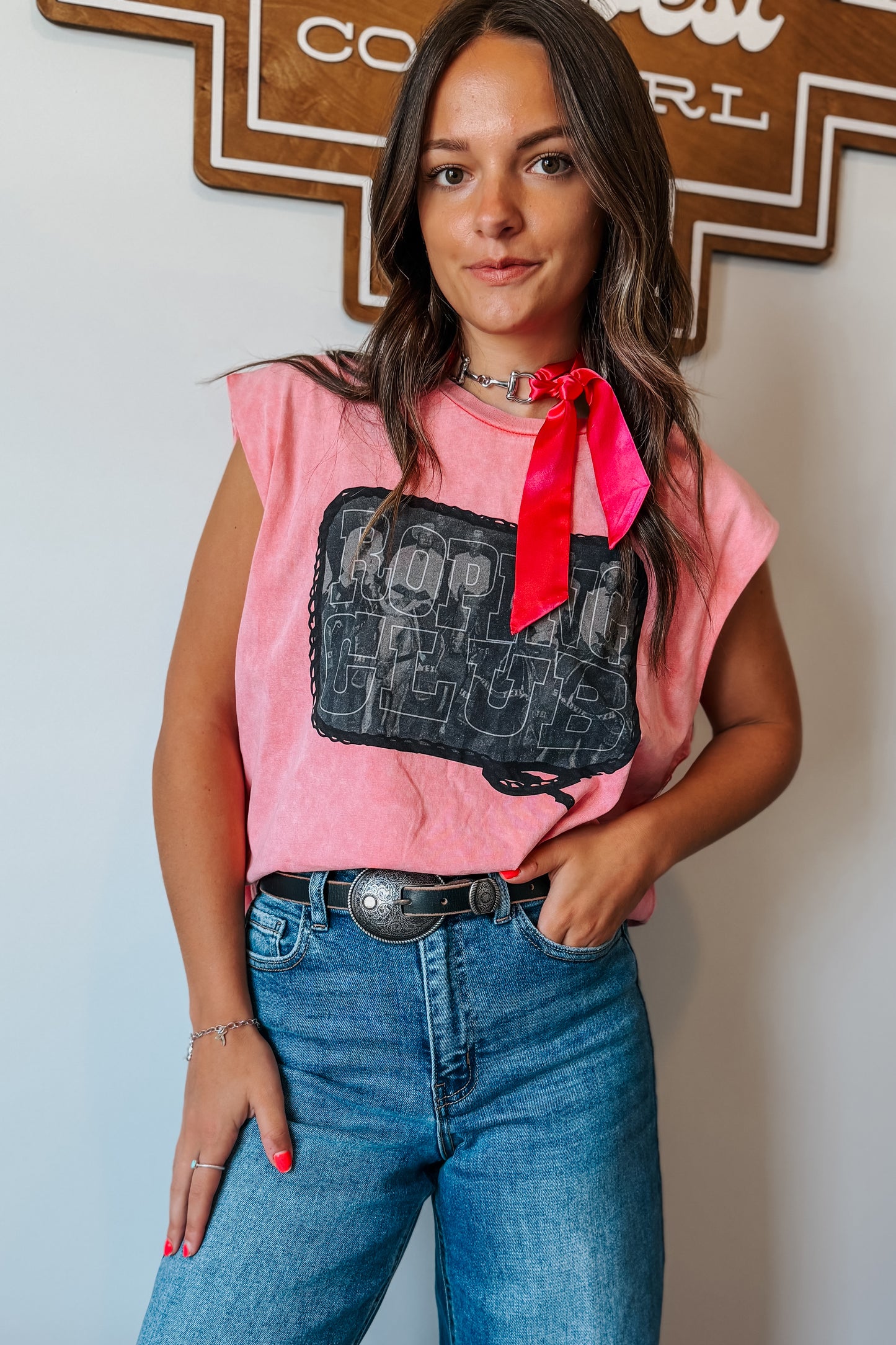 Roping Club Muscle Tank