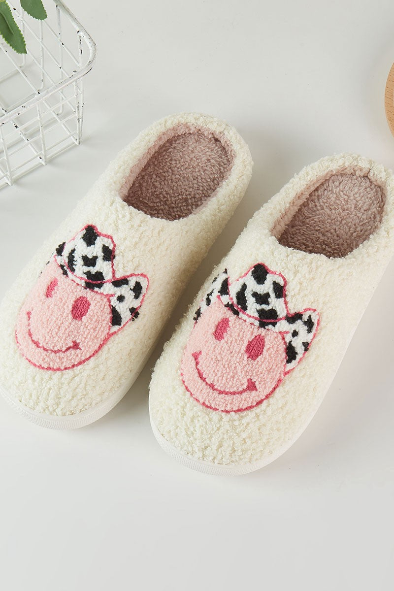 Happy Cowboy Smile Slippers