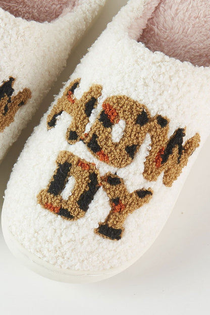 Howdy Wild West Slippers