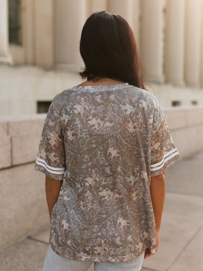 Rowdy Camo Jersey Tee