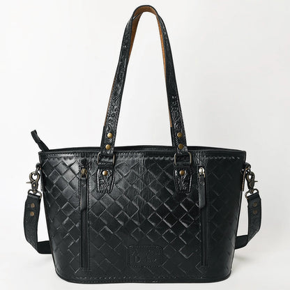 The Amarillo Leather Tote Bag | Black