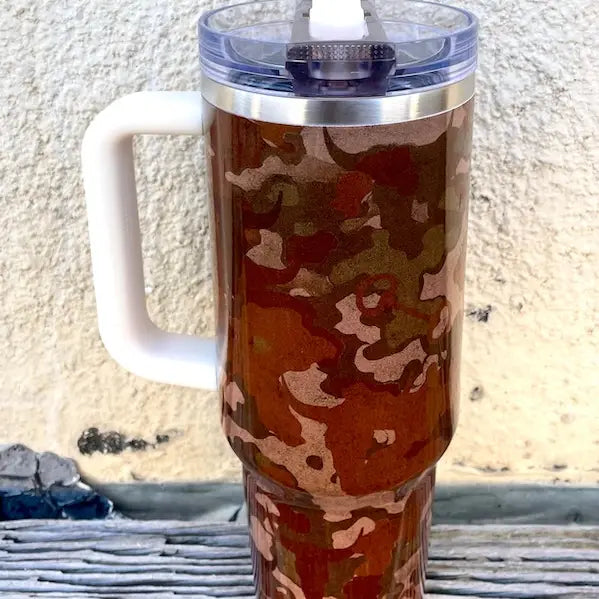 The Western Camo Tumbler